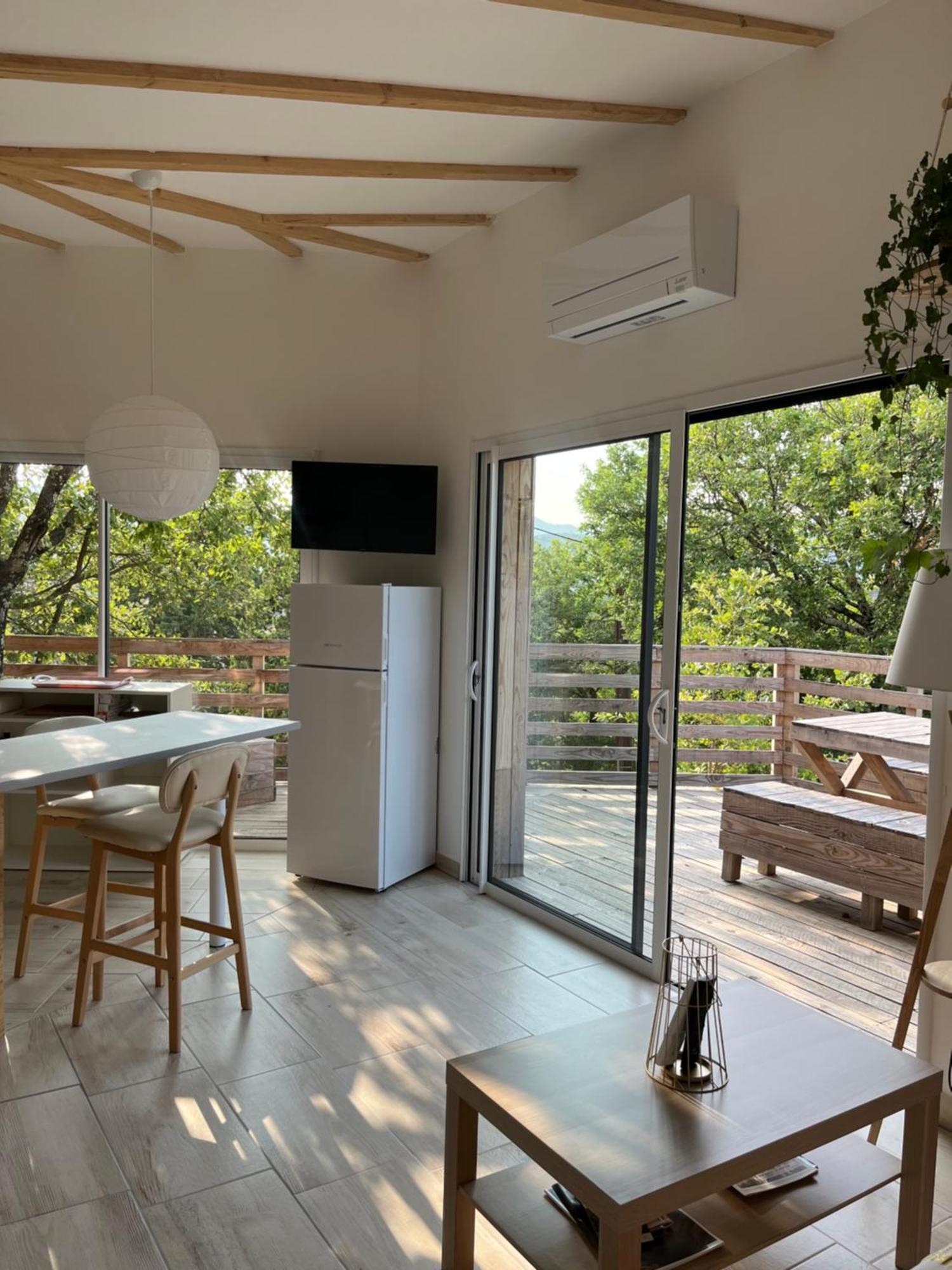Chalet Cocoon Laroque  Buitenkant foto